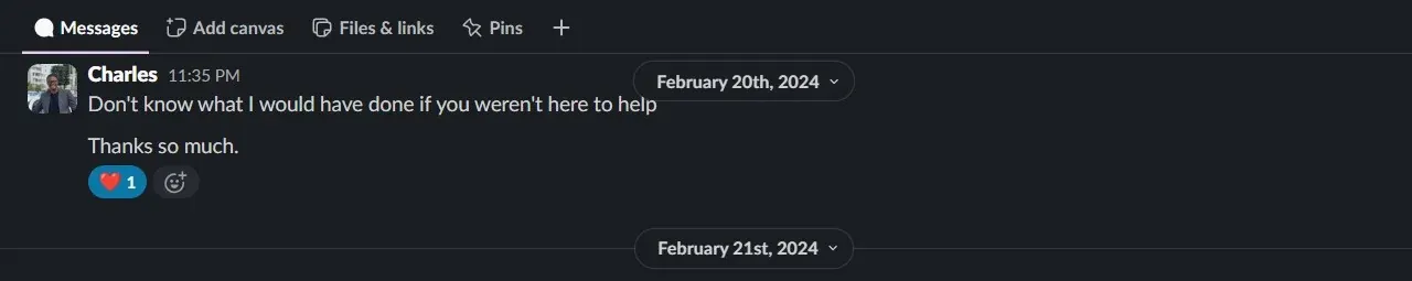 slack thank you